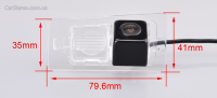Штатна камера заднього виду My Way MW-6257F для автомобілів Hyundai Elantra 2011+ / I30 Wagon (2012+)