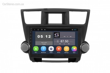 Штатна магнітола Sound Box SB-8118 2G CA Toyota Highlander 07-14 (Apple CarPlay/Android Auto)