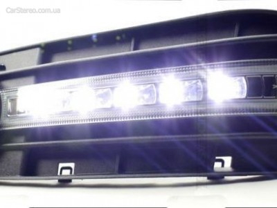 Штатные фары дневного света DRL для Audi A4
